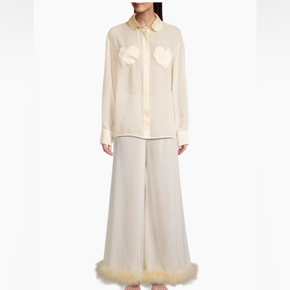 Sleeper Sheer Heart Top NWT - Picture 3 of 9